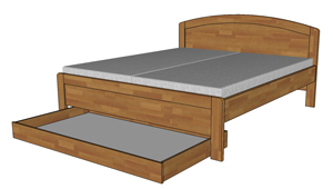 Zásuvky pod postel