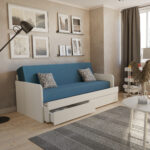 rozkladací postel z masivu